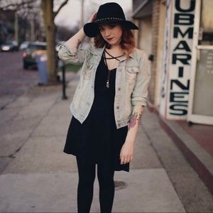 Black Harness Strap Dress